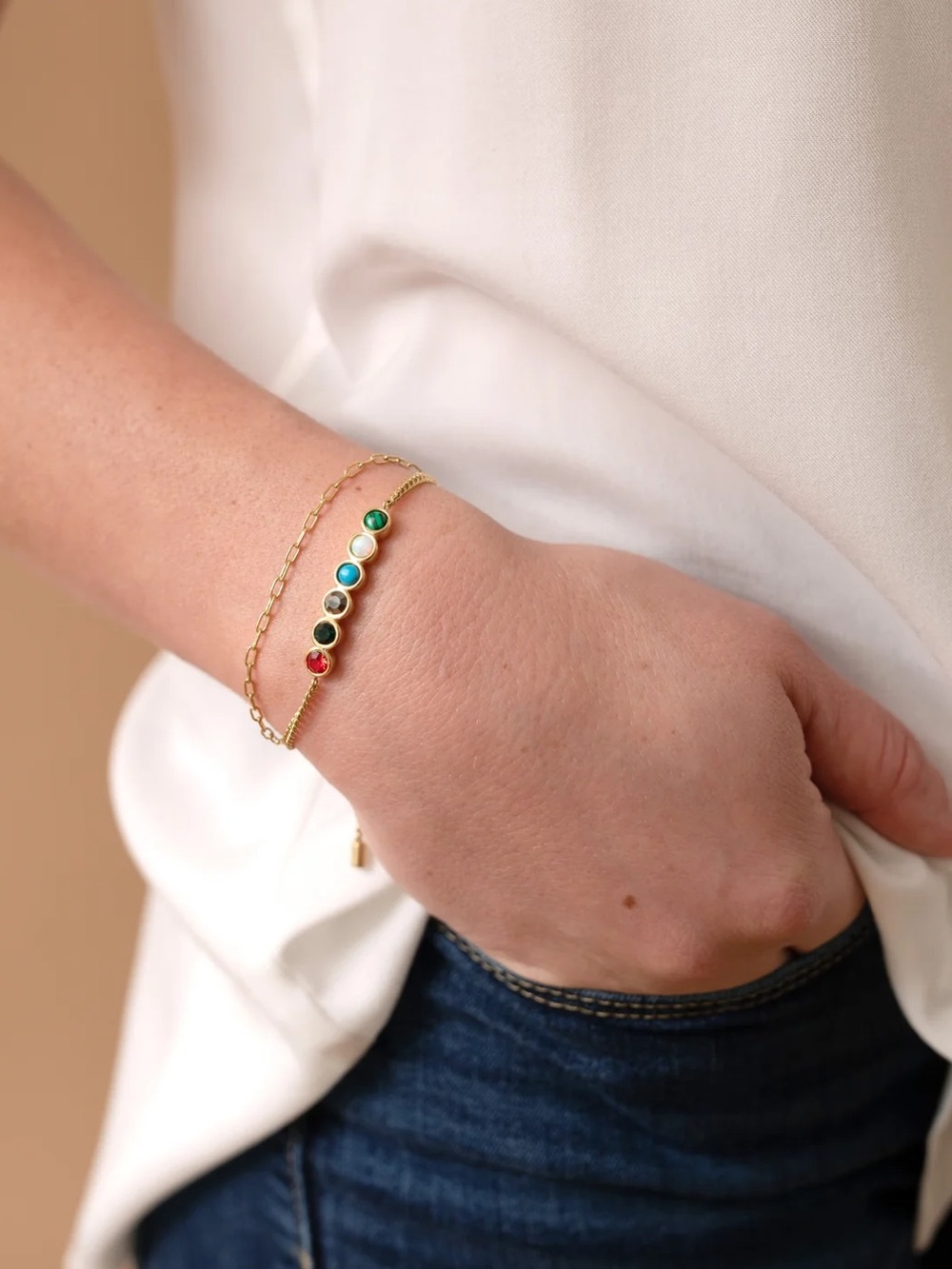Alex and Ani Mother Hidden Message
Acrostic Bolo Bracelet